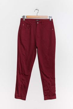 Immagine di JEANS LIKE TROUSER WITH STITCH WINE